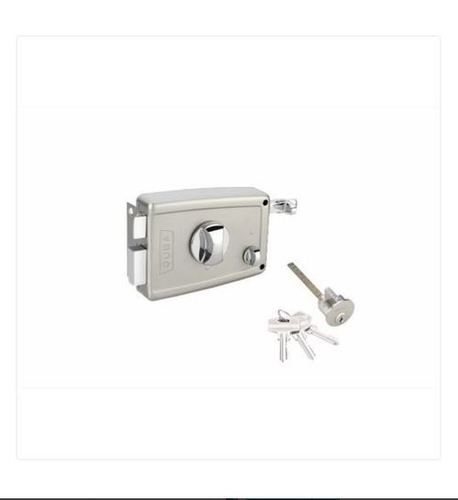 Silver Quba Night Latch Powder Coated Aluminum Door Locks For Homes And Offices