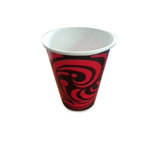 Red And Black Color Printed Disposable Paper Cups For Coffee Processing Type: Normal