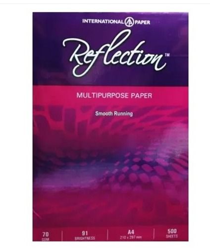 Reflection Multipurpose A4 Size Paper, 70GSM, 91 Brightness, 500 Sheets