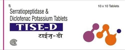 सेराटियोपेप्टिडेज़ और डिक्लोफ़ेनाक पोटेशियम टैबलेट - 10x10 ब्लिस्टर पैक