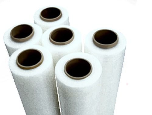 Transparent Polyolefin Manual Grade Stretch Film Roll For Packaging Hardness: Soft