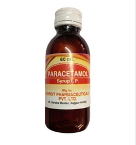 Liquid 60 Ml Paracetamol Syrup Is The Perfect Analgesic For Headache, Fever, Muscle Ache, Toothache And Other General Pain Relief