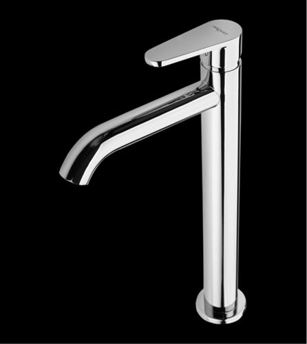 Chrome Finish Basin Tall Pillar Tap For Bathroom And Kitchen Sink Fitting