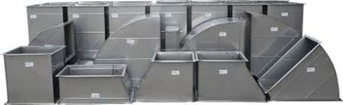 Commercial Rectangle Shape Heat Resistance Air Duct System Installation Type: Central