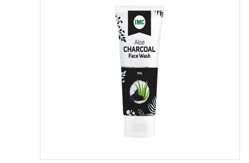 Instant Glow Aloe Charcoal Face Wash Net Vol 100 Gm For All Types Of Skin Color Code: Black