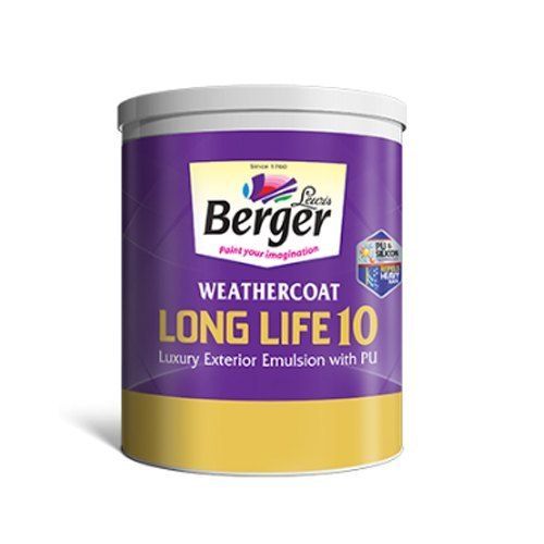 Liquid Berger Weather Coat Long Life Luxury Exterior Emulsion with Pu, 20 ltr