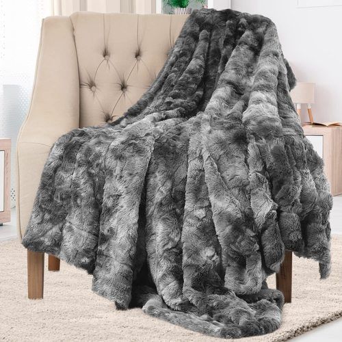 100% Cotton Machine Made Single Bed Fur Blanket For Home And Hotel