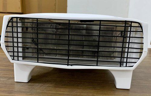 Plastic White Color Classic Style Heat Convector Fan Heater, 1000 W / 2000 W Capacity: 1-3 Kg/Hr