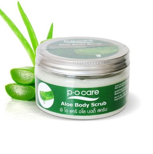 Po Care Aloe Vera Body Scrub Gel Against Oil, Acne & Inflammation On Skin In 250g Pack