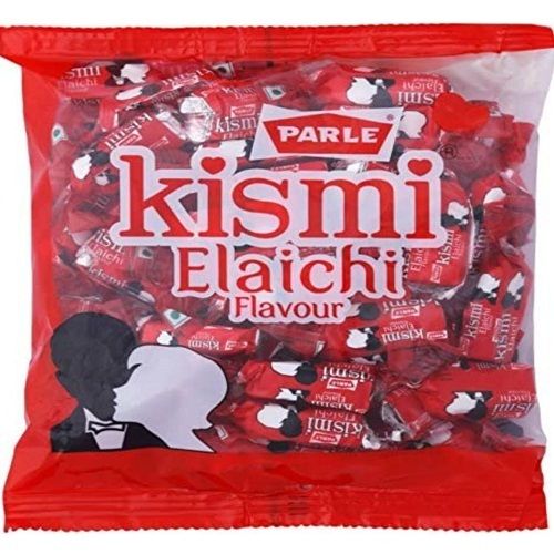 Red Color Parle Kismi Toffee Elaichi Flavor 246 Gram Packet Perfect For Birthday Party