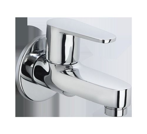 Aluminum Strong Design Cora Bib Cock With Wall Flange For Bathroom And Vessel Sinks Fitting