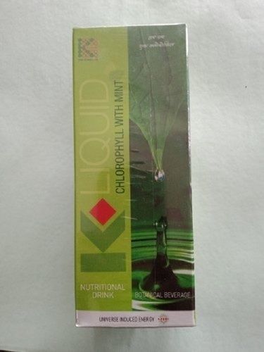 250 Ml, K Liquid Chlorophyll With Mint For Nutritional Drink and Provide Energy