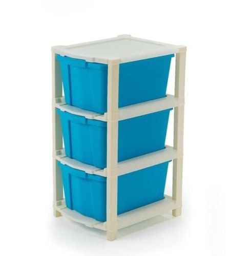 Blue And White National Kitchenware All In One Stand Multipurpose Modular Drawer 