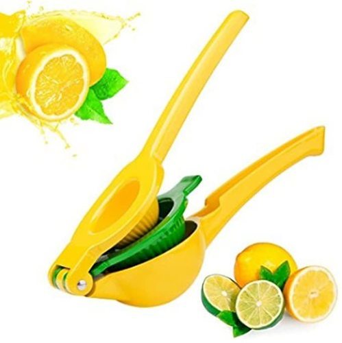 Yellow National Kitchenware Speed And Press Lemon Squeezer 2 In 1 Loose 21 Lemon Squeezer 