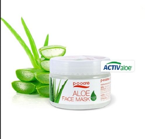 Po Care Aloe Vera Face Mask Gel For Softer & Moisturized Skin - 50g 