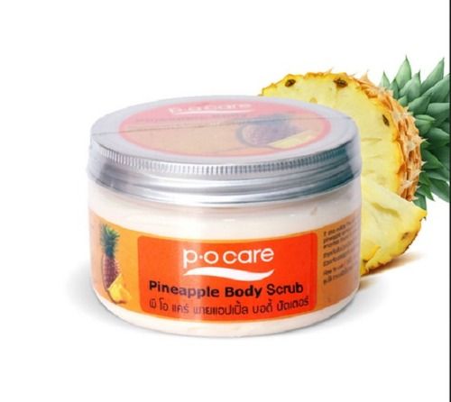 Po Care Pineapple Body Exfoliating & Organic Scrub With Anti-Inflammatory Properties 