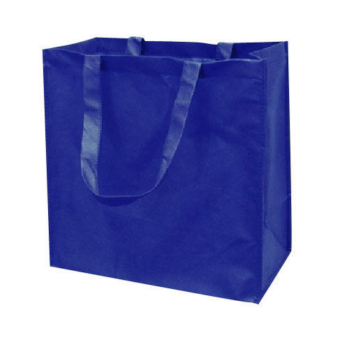 Royal Blue Colour Plain Non Adjustable Big Shopper Bag For Groceries Or Clothes