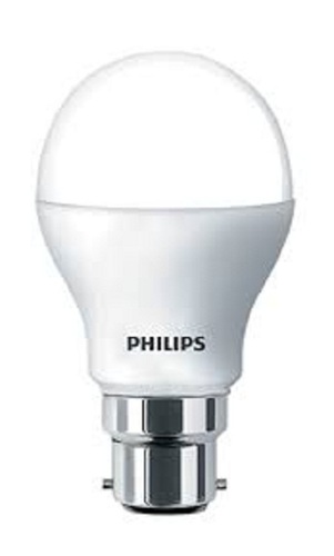 12-24 V Input Voltage 9 Watt Philips LED Bulb - Aluminum Body, Round Shape, Warm White Color, CRI > 80, IP55 Rated | Pack of 4, Instant Light, 80% Energy Savings