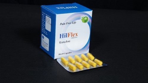 Ayurvedic Hilflex Capsules For Joints Pain Killer, 10x10 Blister Pack