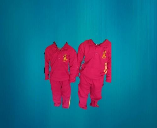 Comfortable Pink Color Winter Track Suit For Baby Boys And Baby Girls Age Group: 7