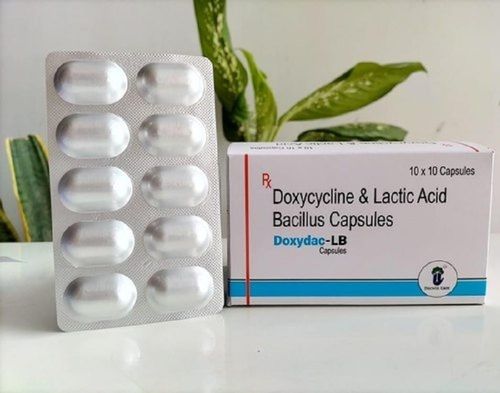 Doxydac-Lb Doxycycline And Lactic Acid Bacillus Capsules, 10x10 Blister Pack