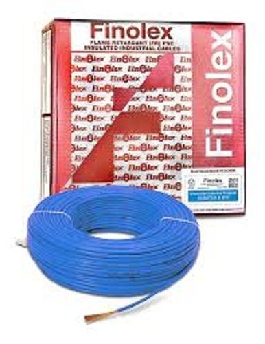 Finolex Insulated Blue Electric Wire For Industrial And Domestic Use, 90 Meter Length Conductor Material: Copper