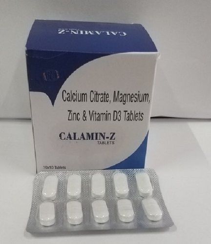 Gluten Free Calcium Magnesium And Zinc Vitamin D3 Tablets (10X10 Tablets)