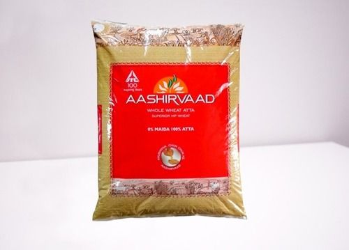 White Healthy Rich Natural Fine Taste Aashirvaad Whole Wheat Grain Atta, 5 Kg