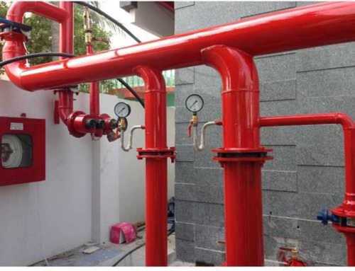 Highly Efficient Paint Coated Mild Steel Fire Hydrant System, 100 Lpm Application: Colleges