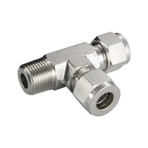 Male Run Tee For Tube Fittings With Sizes 3/4 inch, 1/2 inch, 2 inch, 1 inch, 3 inch