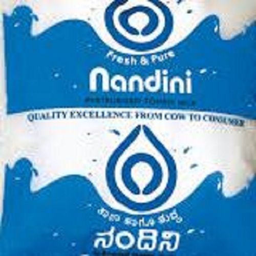 White Nandini Fresh And Pure Milk, Healthy For Children Growth Type Skimmed Milk