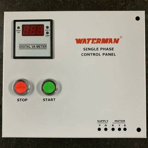 Powder Coated Square Single Phase Metal Electric Submersible Control Panel