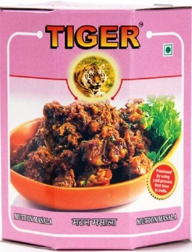 Premium Quality Blend Of Grinded Superfine Spices Tiger Mutton Masala In 50g Pack