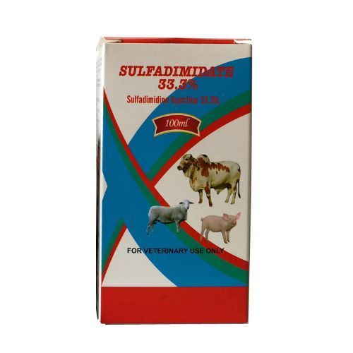 Sulphadimidine Veterinary Injection For Treatment Of Susceptible Bacterial Infections In Cattle, Pigs, Sheep And Goats Ingredients: Solution Compound