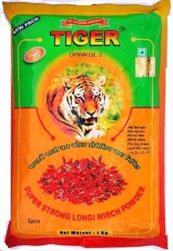 Tiger Longi Flavored (Birds Eye Chilli) Fine Ground Mirch Powder 1 Kg Pack