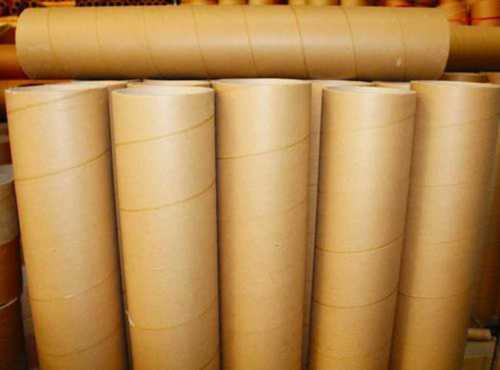 Round 6 Meters Brown Paper Core Tubes For Packaging Use