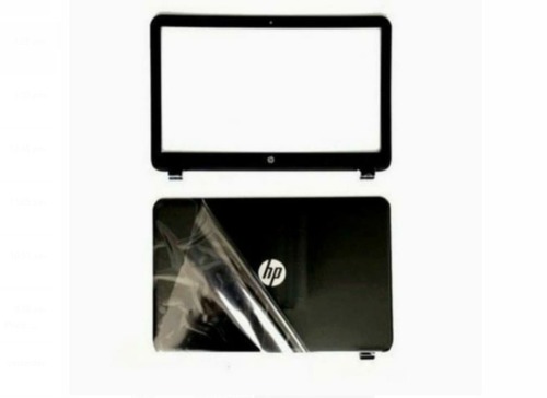 Black Color Front And Back Plastic Case For Hp Pavilion 15 G006SL Laptop