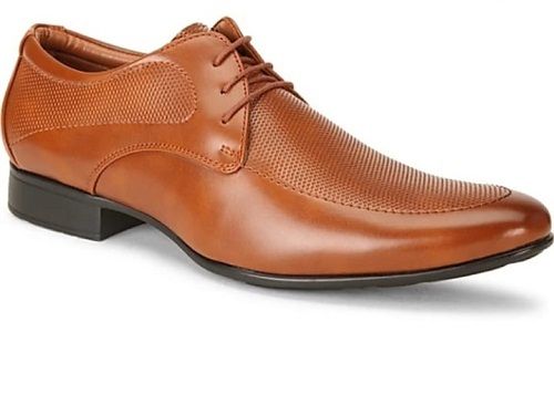 Brown Color Closure Lace Up Style Breathable And Comfortable Formal Shoes For Men Heel Size: Low