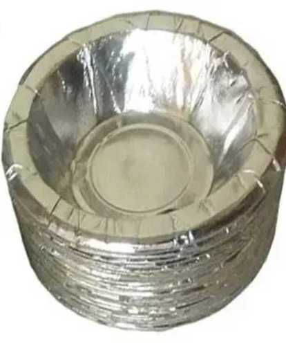 Disposable Silver Color Eco Friendly And Biodegradable Round Paper Dona Application: Home