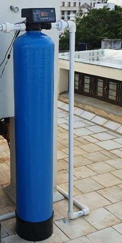 Steel Easy To Use And High Design Auto Backwash Blue Color Iron Remove Filter
