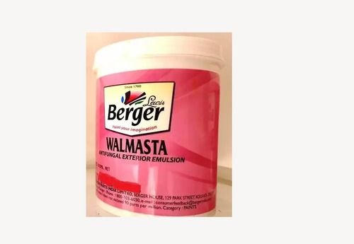 Emulsion Walmasta White Base Wlm Wall Paint Pink Color, Pack Size 1 Ltr Grade: A Grad