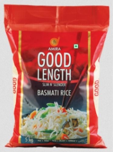 Good Length Slim Slender Gluten-Free White Long-Grain Basmati Rice