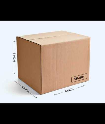 Paper High Strength Lightweight Plain Corrugated Box With Good Load Capacity