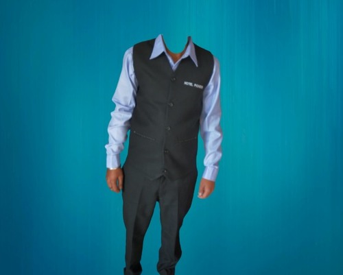 Men's Slim Fit Waistcoat Wool-viscose-polyester Blend, 34-45 Cm