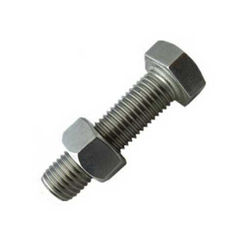 Polishing Mild Steel Nut Bolts Used In Heavy Machinery And Automobiles