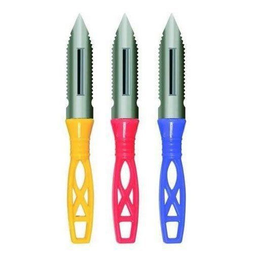 Metal National Kitchenware Deluxe Colour Round Pipe Peeler Knife 