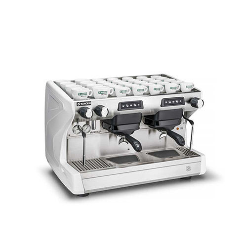 Metal Rancilio Classe 5 White Semi Automatic 2 Gr Coffee Machine