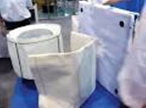 White Smooth Surface Excellent Dimensional Stability Woven Filtration Fabric