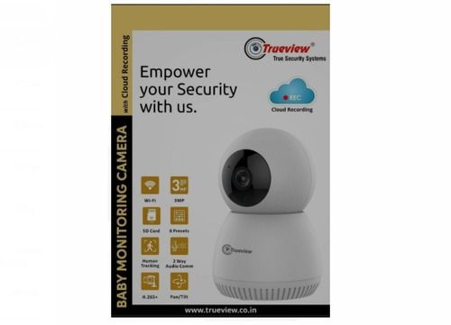 True View 3Mp True Security Camera With Wifi, Human Tracking And 2 Way Audio Command