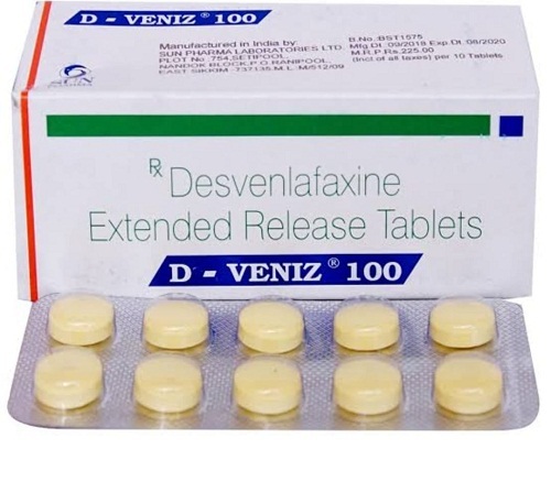 D-Veniz Desvenlafaxine Extended Release Tablets 10x10 Tablets Blister Pack